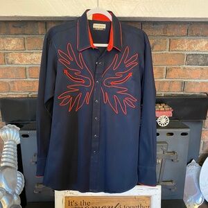 70’s Karman Gold Collection Rockabilly Western Shirt